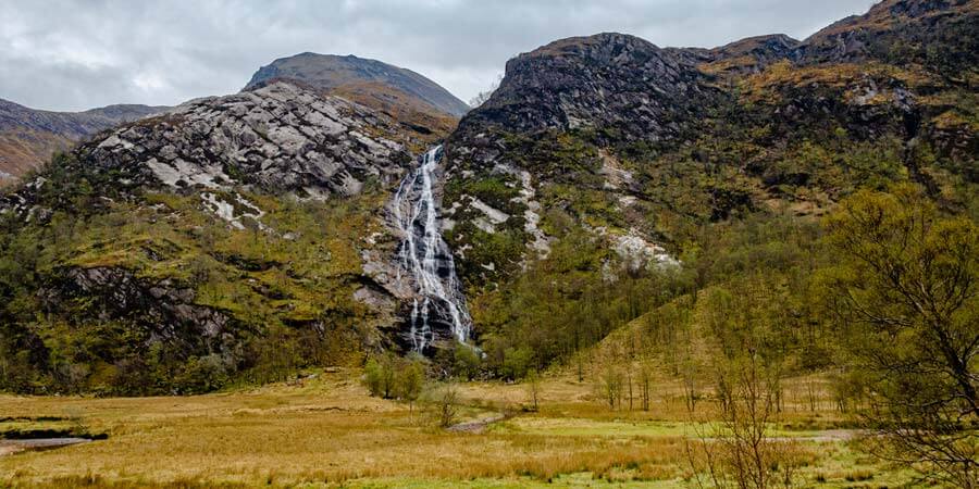 Walk through Nevis Gorge to the Steall Waterfall