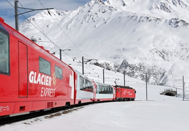 Glacier Express at Christmas Glacier Express at Christmas