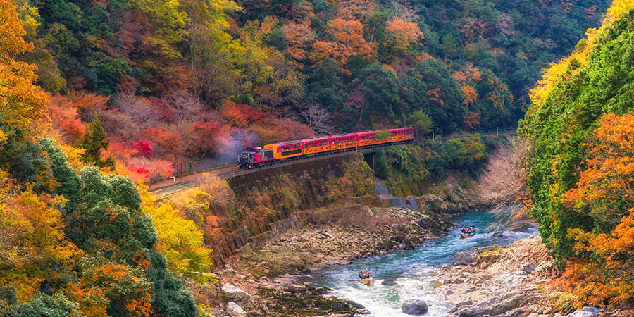 Sagano scenic railway Sagano scenic railway