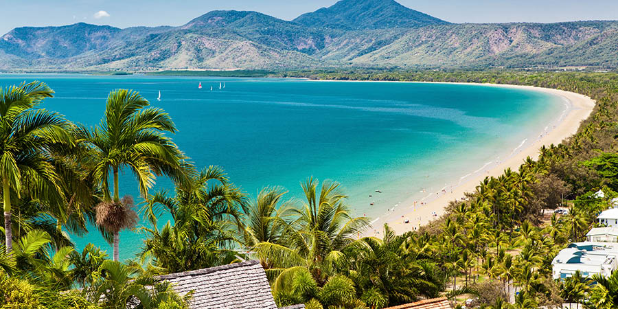 Port Douglas beach and ocean, Queensland, Australia Port Douglas beach and ocean, Queensland, Australia