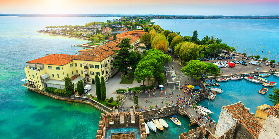 harbor of Sirmione harbor of Sirmione