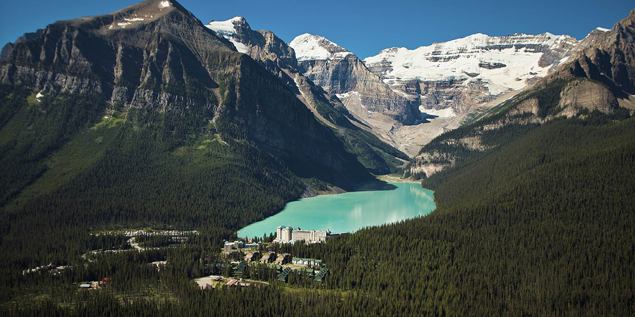 Stay at the elegant Fairmont Chateau Lake Louise