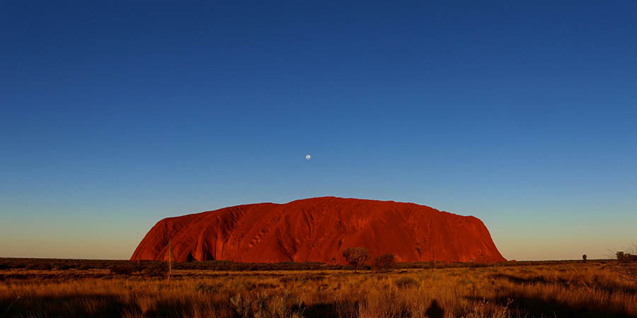 Enjoying dinner under the stars in Uluru