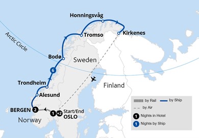 Tour map