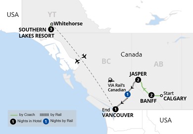 Tour map