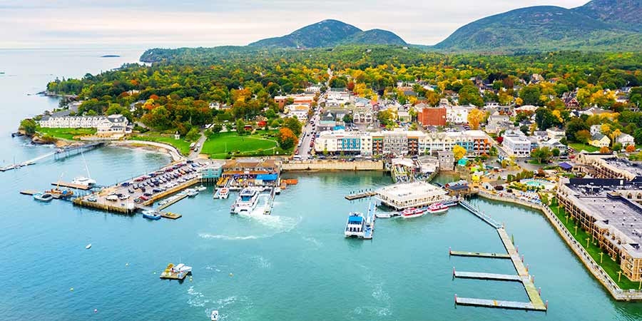 Basking in oceanside views in Bar Harbor