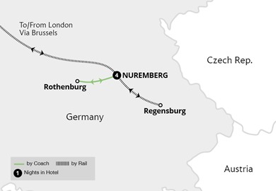 Tour map