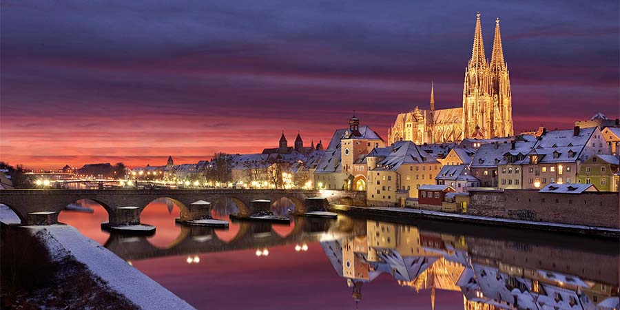 Taking in the magical atmosphere of Regensburg