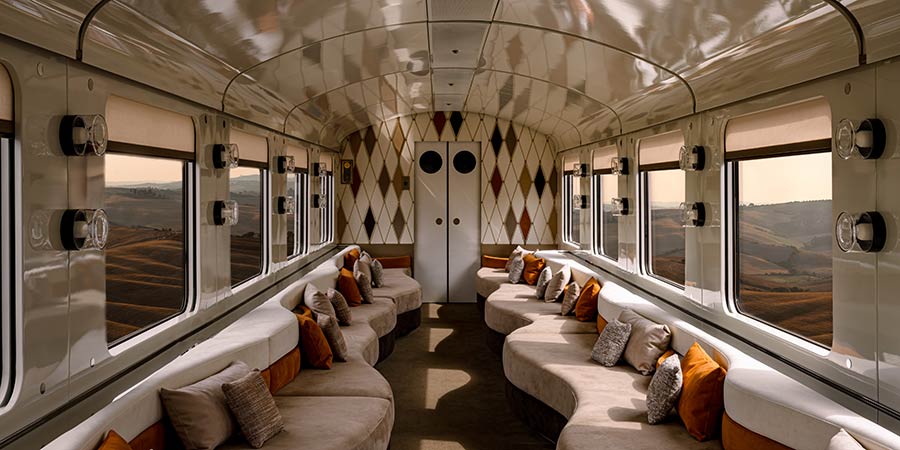 Traveling on board La Dolce Vita Orient Express