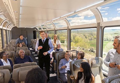 Glass-domed carriages