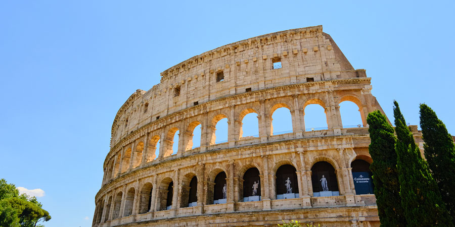 Rome’s iconic Colosseum.