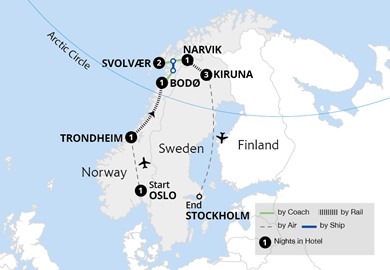 Tour map